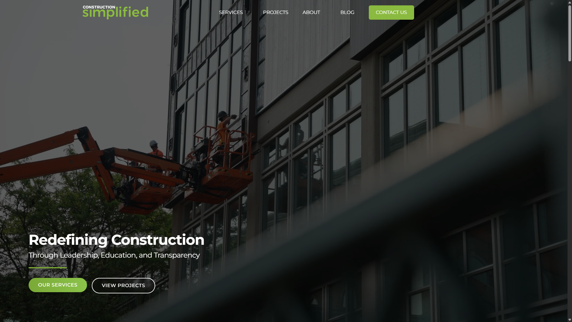 Construction Simplified website