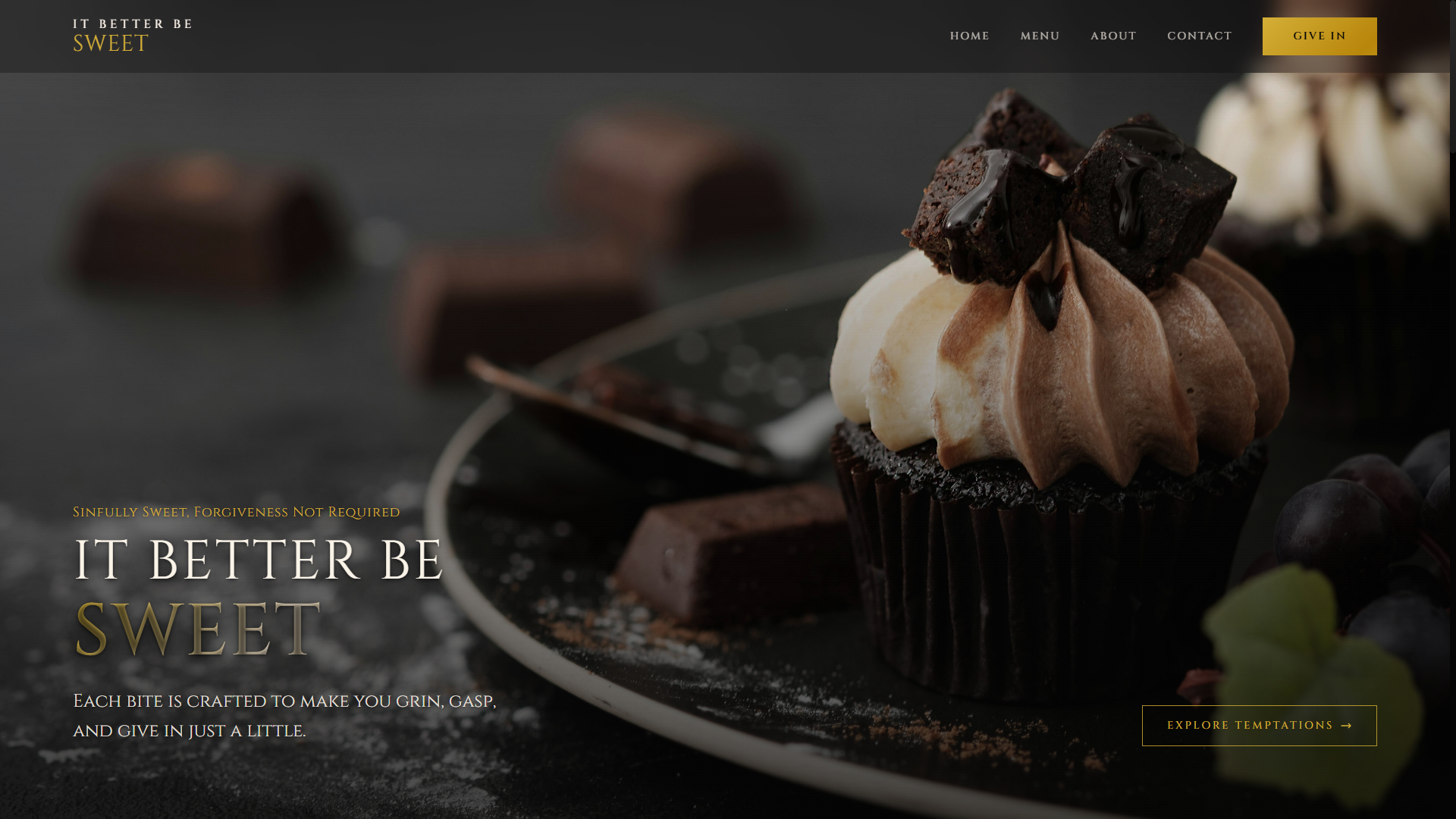 It Better Be Sweet website