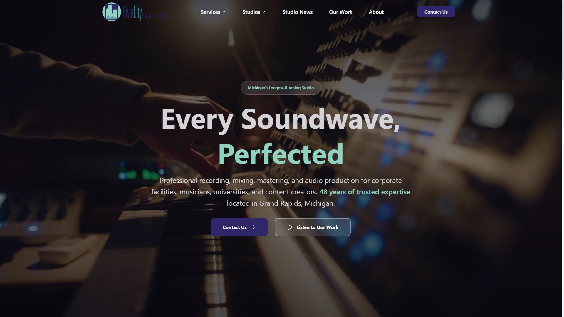 River City Studios website